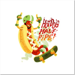 Hot Dog Halfpipe Posters and Art